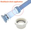 Qrity 1PCS Kitchen Sink Waste Pipe Fitting 39mm Female Thread