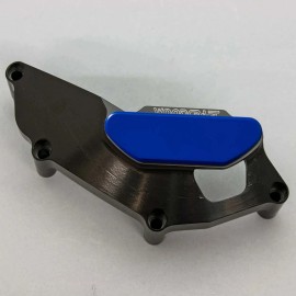 Woodcraft YAMAHA 2015-2017 FZ07 WOODCRAFT LHS ENGINE STATOR COVER PROTECTOR - BLUE PLATE