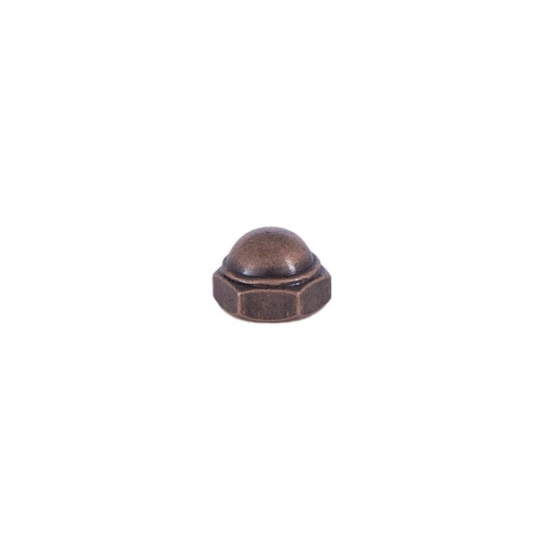 B&P Lamp Antique Brass Cap Nut 8/32