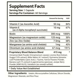 Premium Glyco 3-Pack Premium Glyco Capsules, Premium Glyco Blood Balance Support -180 Capsules