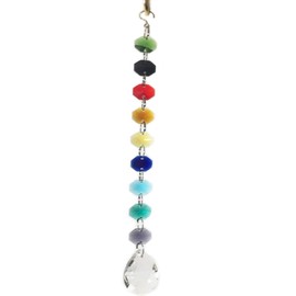 Hanging Suncatcher Sun Catcher Decorative Ornament Home Decor Gift with added Hook (9 Colours (25cm Long))