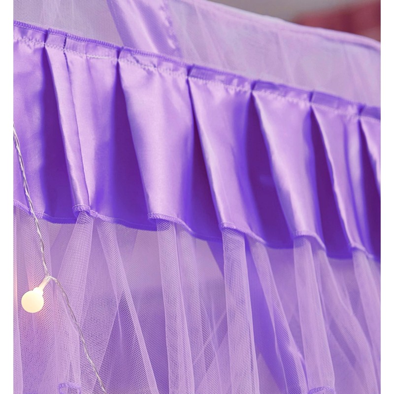 Mengersi Bed Canopy for Girls,Canopy Bed Curtains Canopy for Bed