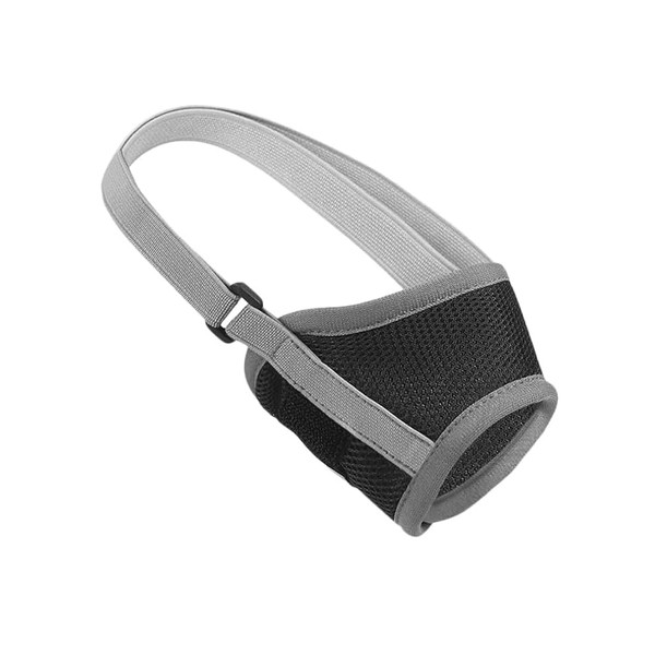 JTKREW Safe nylon muzzle for dogs, adjustable loop, breathable and