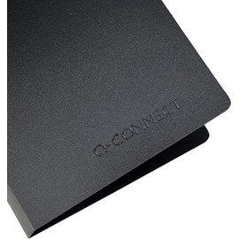 Q-Connect Polypropylene Name Business Card Holder 160 Card Black