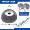 Moxweyeni 2 Set Buffing Wheel for Tire Repair Tire Buffer