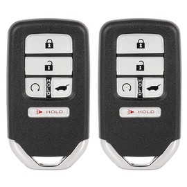 KEYALL 2 X Remotes Key Fob for Honda for Civic for Honda for CR-V for Honda for Pilot 2016-2020 KR5V2X V44 433 92 7812D-V2X SUV Start A2C98317400-433 MHZ