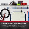 VELCRO Brand Easy Hang Cinch Straps for Garage Organization, 3