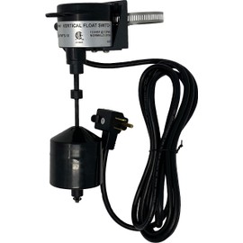 PumpSpy Vertical Float Switch for Sump Pumps – Universal Pump Switch Replacement with 10 ft Cord, Water Level Control