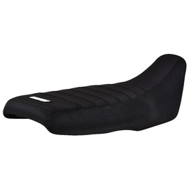 Enjoy Mfg Seat Cover - Compatible Fit for Kawasaki 2008-2018 KLR650 KLR 650 2ND GEN - #304 (All Black Pleated)