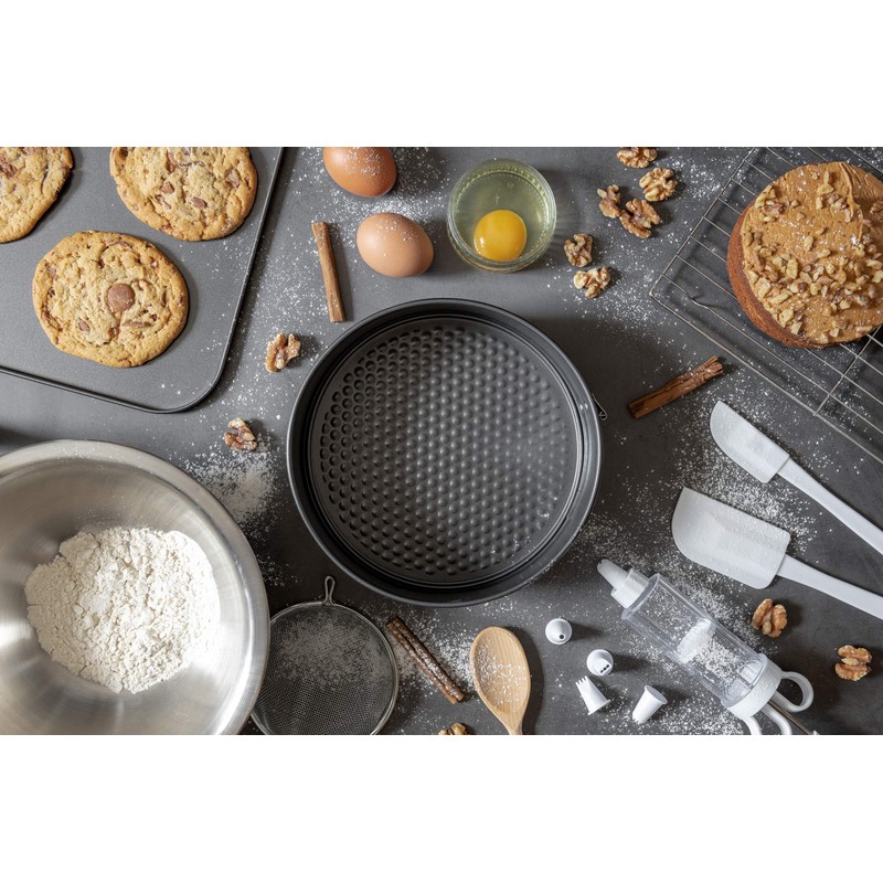 Chef Aid 10E10321 Non-stick Spring form Cake Tin, Round cake