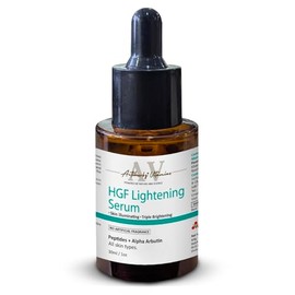 ACTIHERBZ vitamins HGF Advanced aqua based Peptide Face Serum | Nonapeptide | Alpha arbutin | Hyaluronic acid Face Serum for Pigmentation & Even Skin Tone - 30 ml | For All Type Skin