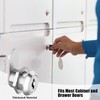 Dalephoric Pack of 2 Letterbox Lock, 16 mm, Locker Lock