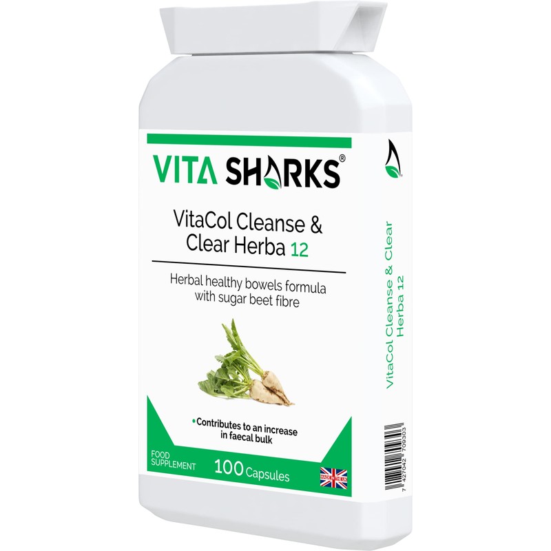VitaCol Cleanse & Clear Herba 12 - Fibre Enriched Vegetarian