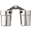 SOSS 208 Zinc Invisible Hinge with Holes for Wood or