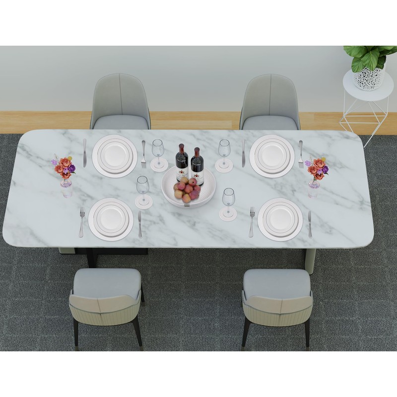 Woven Cotton Rope Round Placemats Set of 4 with Holder