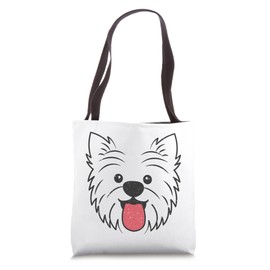 Funny Yorkshire Terrier Face Distressed Yorkie Dog Tote Bag