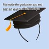 Graduation Cap Headband Secures Your Grad Cap Upgrade Insert Hairstyle