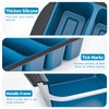 GORCI Silicone Freezer Tray With Lid, 8 Large 1 Cup