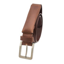 Zerimar Men's Cowhide Leather Belt - Belt with Inner Pocket to Prevent Theft - 39mm Width - Men's Leather Belt - Leather Belt, brown, 110