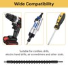 Spendeal Flexible Drill Bit Extension Hex Soft Shaft, Flexible Screwdriver