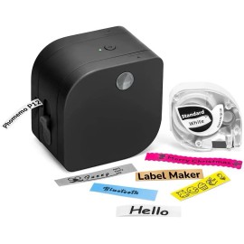 Dymo Pocket Label Maker P12 Printer with 1 Bonus Labeling Tapes Handheld LabelMaker