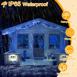 OPAHUTER Solar Fairy Lights Outdoor, 10 m 370 LEDs Fairy Lights with Remote Control, IP65 Waterproof Fairy Lights, 8 Modes Solar Fairy Lights for Garden, Balcony, Wedding, Christmas, Patios