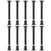 eMagTech 10pcs M6x50mm Flat Head Binding Bolt Screw Post Carbon