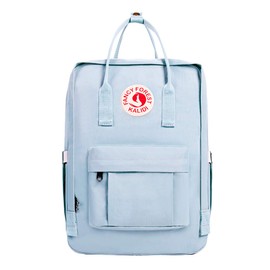 KALIDI Mochila casual para damas, mochila clásica para laptops de 15 pulgadas, camping, viajes, al aire libre, mochila de colegio, Azul claro