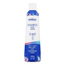 Shampoo Azul Matizador Para Canas Y Decolora Inbellezza 300g