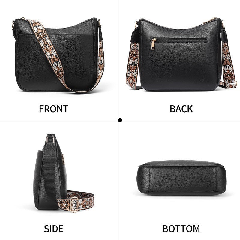 LEEXTON Women's Shoulder Bag, Crossbody Bag, Large Capacity, Lightweight, Genuine