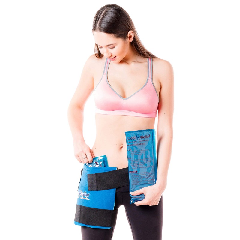 Soft Gel Hip Ice Wrap by Cool Relief (2 Removeable