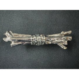 Michael Aram 211375 SILVER-TONE BUNDLED TWIG PULL CABINET HANDLE MICHAEL ARAM
