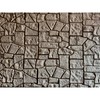 Random Stone Wall Stamp WSM 10513, 34" x 16" (Blue)