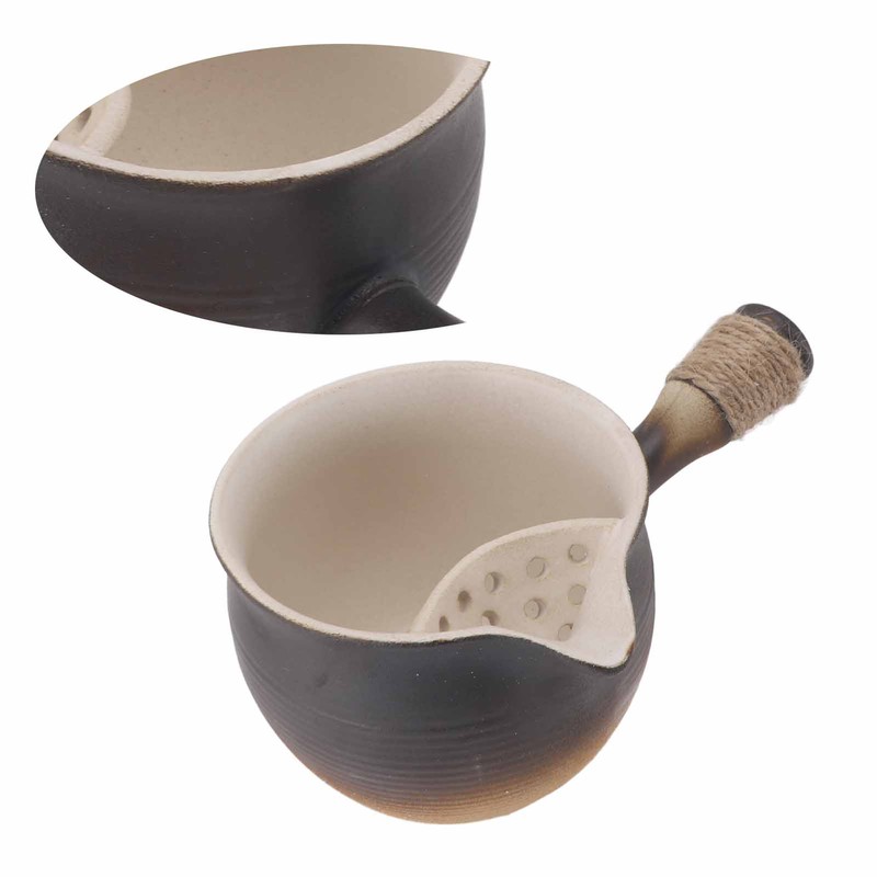 Chinese Ceramic Tea Pot Portable Versatile Large Capacity Side Handle