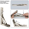 MS Beschläge Folding Shelf Brackets, 1 Pair of Folding Consoles,