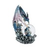 Nemesis Now Azul Oracle Resin Snow Globe, Blue, 7.5-inch