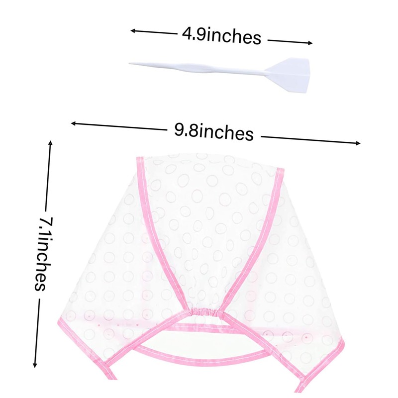 Baluue 6pcs Hair Coloring Highlighting Kit Highlight Cap Hooks Set