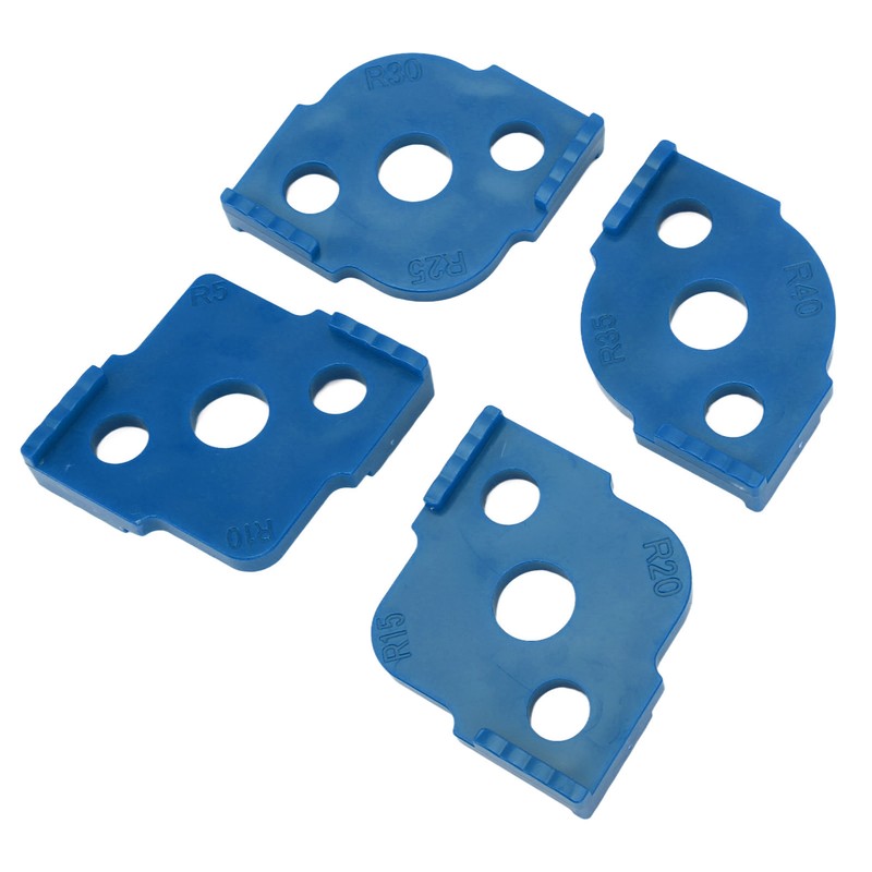 4PCS R Corner Templates Round Angle Radius Jig Routing Template