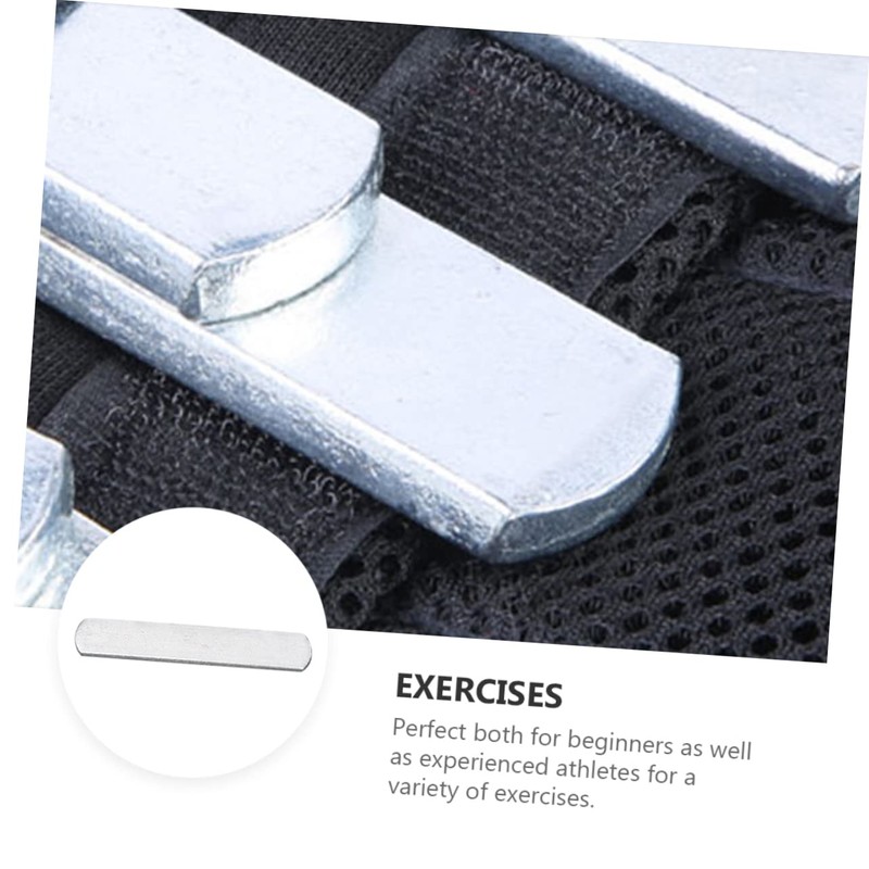 Mipcase Weighted Steel Plate for Fitness Training 4-Piece Set Electroplated