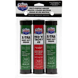 Lucas Oil Products 3-Count Grease Combo Pack Hardware Lubricants Effective Corrosion Protection Excellent Water Resistance