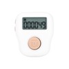 Ring Counter White Manual Luminous Ring Type USB Rechargeable Sweat