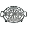 Dulton 100-017 Aluminum Trivet, Hot Dining Trivet, Non-slip, Kitchen Diameter