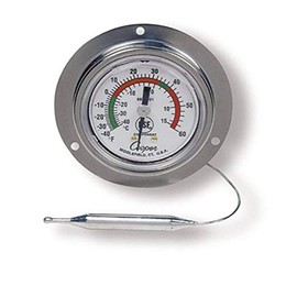 Cooper-Atkins 6812-01-3 Vapor Tension Panel Thermometer with Back Flange, NSF Certified, -40/60°F Temperature Range