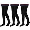 L&K-II 4611 Thermal Tights Girls Children's Tights with Inner Lining