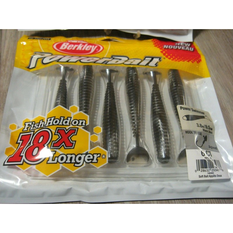 Berkley PowerBait Power Bait 2 Packs Berkley 3.8" Power Swimmer