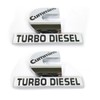 Yoaoo 2Pack Compatible with Cummins Turbo Emblem Badge High Output