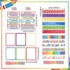 Fuyoooo 90 Pcs Science Fair Board Supplies 60 Trim Scalloped