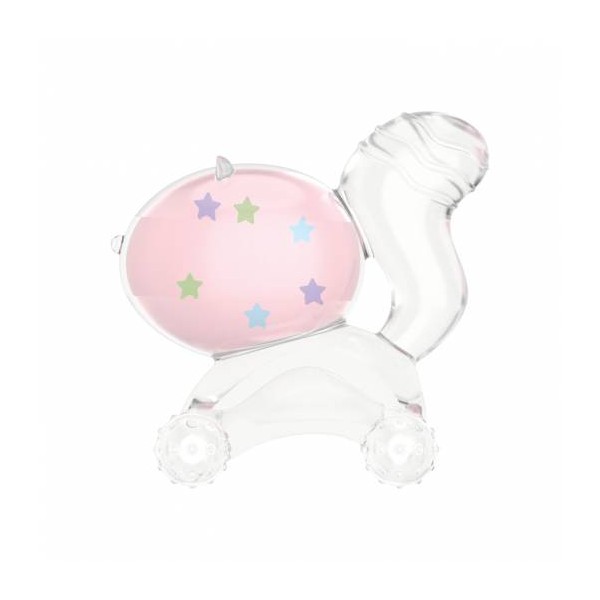 KIKKA BOO RATTLE & TEETHER CAT PINK