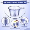 TrelaCo 1500 Pack Disposable Urine Cups Pee 40ml Thicken Plastic