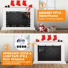 Magnetic Fireplace Draft Cover, Fireplace Blocker Blanket for Insulation, Indoor